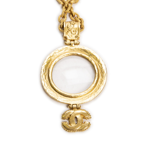 Chanel Magnifying Glass Pendant Necklace - Picture 4 of 5